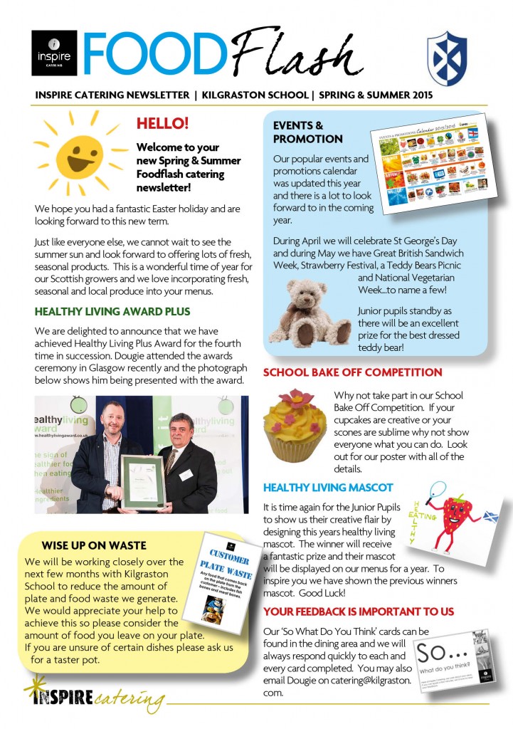 Kilgraston Spring_Summer Foodflash April 2015