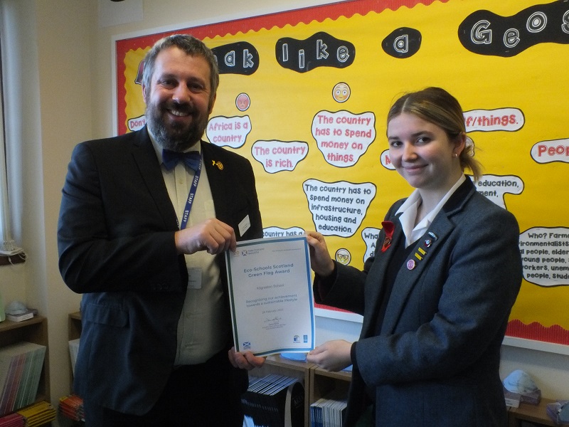 Green Flag Award for Kilgraston